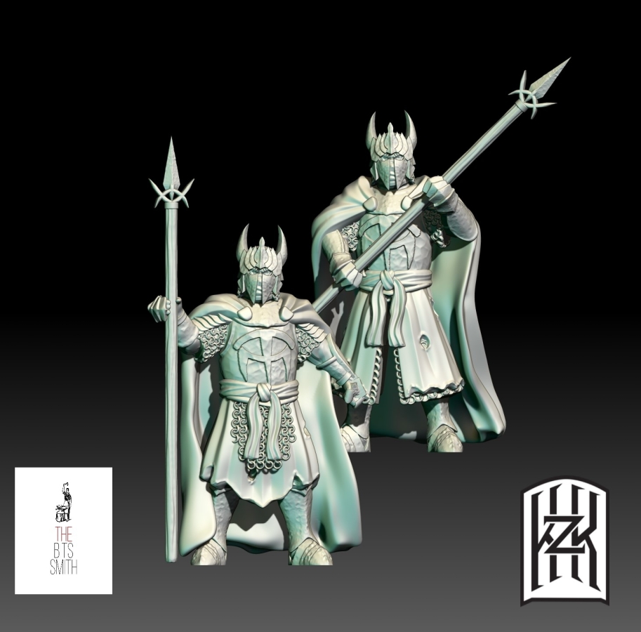 Dark souled Men: Black Tower Guard